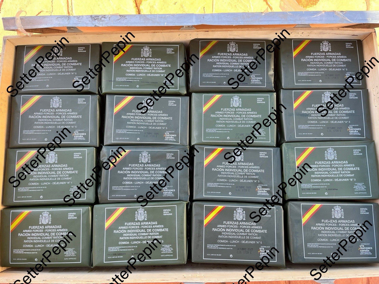 X10‼️MRE Kit Raciones Militares SPANISCHE ARMEE MENÜ ARMY EPA MEAL OUTDOOR ESSEN