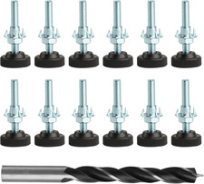 12 Pcsadjustable Furniture Feet M8X50 Mm, Adjustable Levelling Feets, Heavy Dut