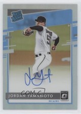 2020 Donruss Optic Rated Rookie Signatures Holo Prizm Jordan Yamamoto Auto 0w8