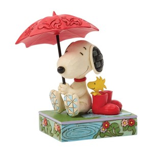 Enesco Peanuts by Jim Shore Snoopy con trébol de Cuatro Hojas, Figura