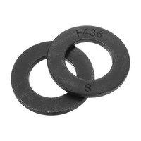 1-Zoll-Unterlegscheibe, Legierter Stahl, Schwarzoxid-Finish, Packung Mit 20
