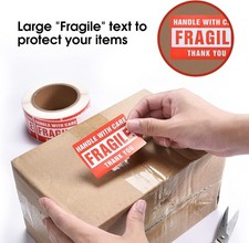 Fragile Stickers 1 Roll 500 2x3 Fragile Label Sticker Handle With Care Mailing