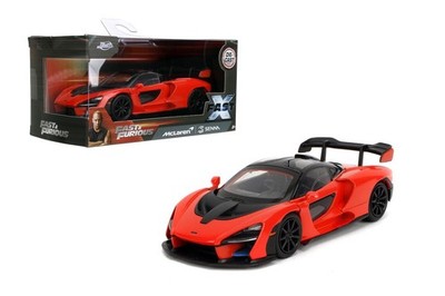 Jada Fast & Furious 1:32 McLaren Senna Die-Cast Model   Opening Doors, Rubber...