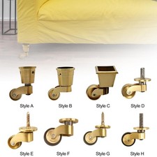 Brass Swivel Castor for Furniture, Rotating Design for Tables And Chairs