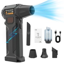 Compressed Air Duster Rechargeable 280000RPM Electric Air Blower for PC Car Home
