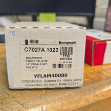 Honeywell C7027A1023 Minipeeper UV Flame Sensor 1/2" Female NPT YFLAM40080