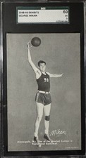 1948-49 Exhibits Basketball George Mikan RC Minneapolis Lakers HOF Rookie SGC 5