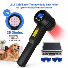 5W Class IV Laser Therapy 808 905 980nm NIR LLLT Pain Relief for Humans Pets