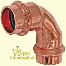 Press Fittinge für Kupferrohr Winkel 90 Grad Bogen passend Viega Profipress 2416