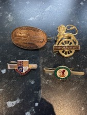 British Railways Tie Clips And Cap Badges