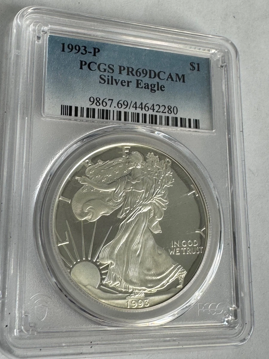 American Eagle PR 69 Graded 1993 Silver Bullion Coins for sale | eBay