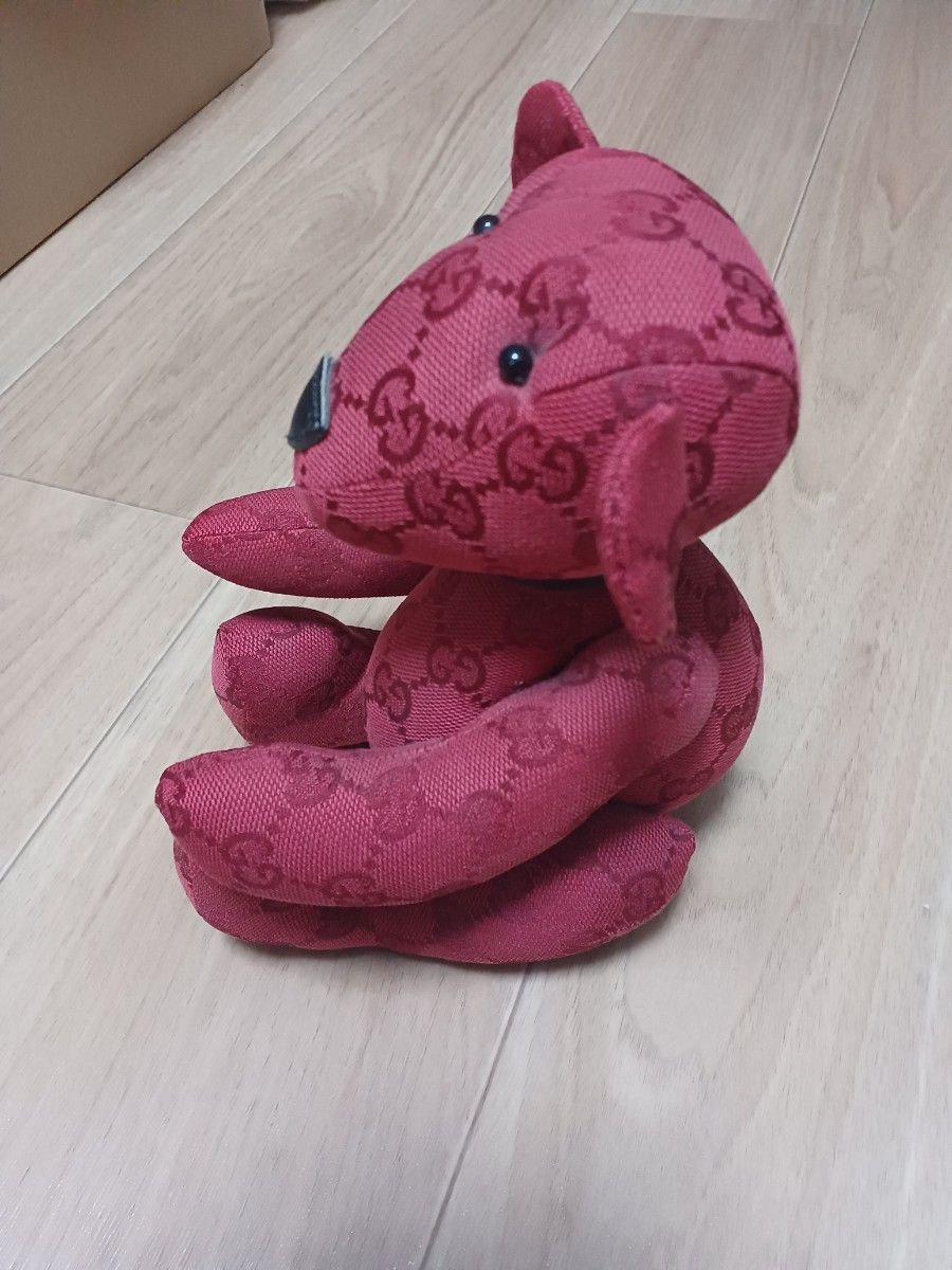 GUCCI - GUCCI　テディベア GUCCI - GUCCI グッチ GGキャンバス テディベア ぬいぐるみ くま