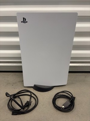 Used -Sony PlayStation 5 Disc Edition PS5 1TB White Console Gaming System Only