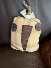 Primitive Pumpkin Pillow Fall Decor small