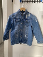 CUSTOM Boys M Jean Jacket Studded