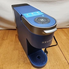 Keurig K-Slim + ICED Single-Serve Coffee Maker, Blue Great Condition Pre-owned 