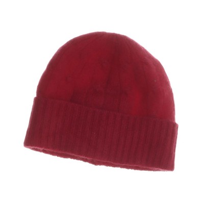 Soft Goat, Beanie-Mütze, Größe: ONE SIZE, Kaschmir, Pink, Damen #Ms0