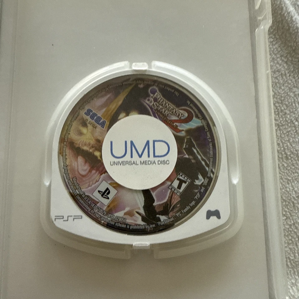 Phantasy Star Portable 2 (Sony PSP, 2010) COMPLETE CIB With Manual Insert Tested - Image 4 of 4