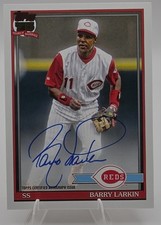 2026 Topps Series 1 Barry Larkin 1991 Auto Cincinnati Reds