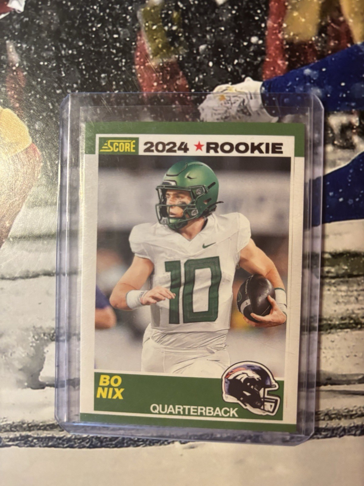 2024 Score 35th Anniversary Rookie Bo Nix #9 (RC)