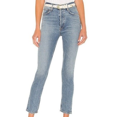 Agolde Nico High Rise Slim Leg Chronicle Distressed Ankle Jeans Women's Size 26