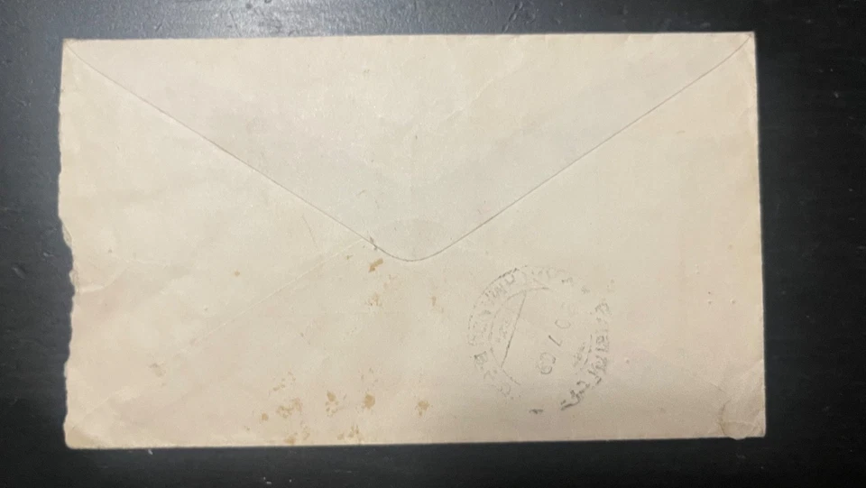 1969 Индия Пшеничная Революция Обложка Авиапочты в Катманду Непал | Калькуттская Отмена - Изображение 2 из 2