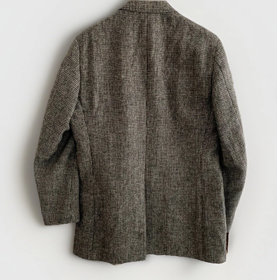 Blazer de tweed vintage LL Bean Harris lana Inglaterra para hombre 41R Foto 2 de 4