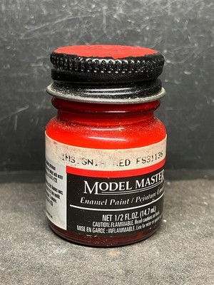 Testors Model Master Insignia Red 1705 Flat Enamel Paint .5 oz