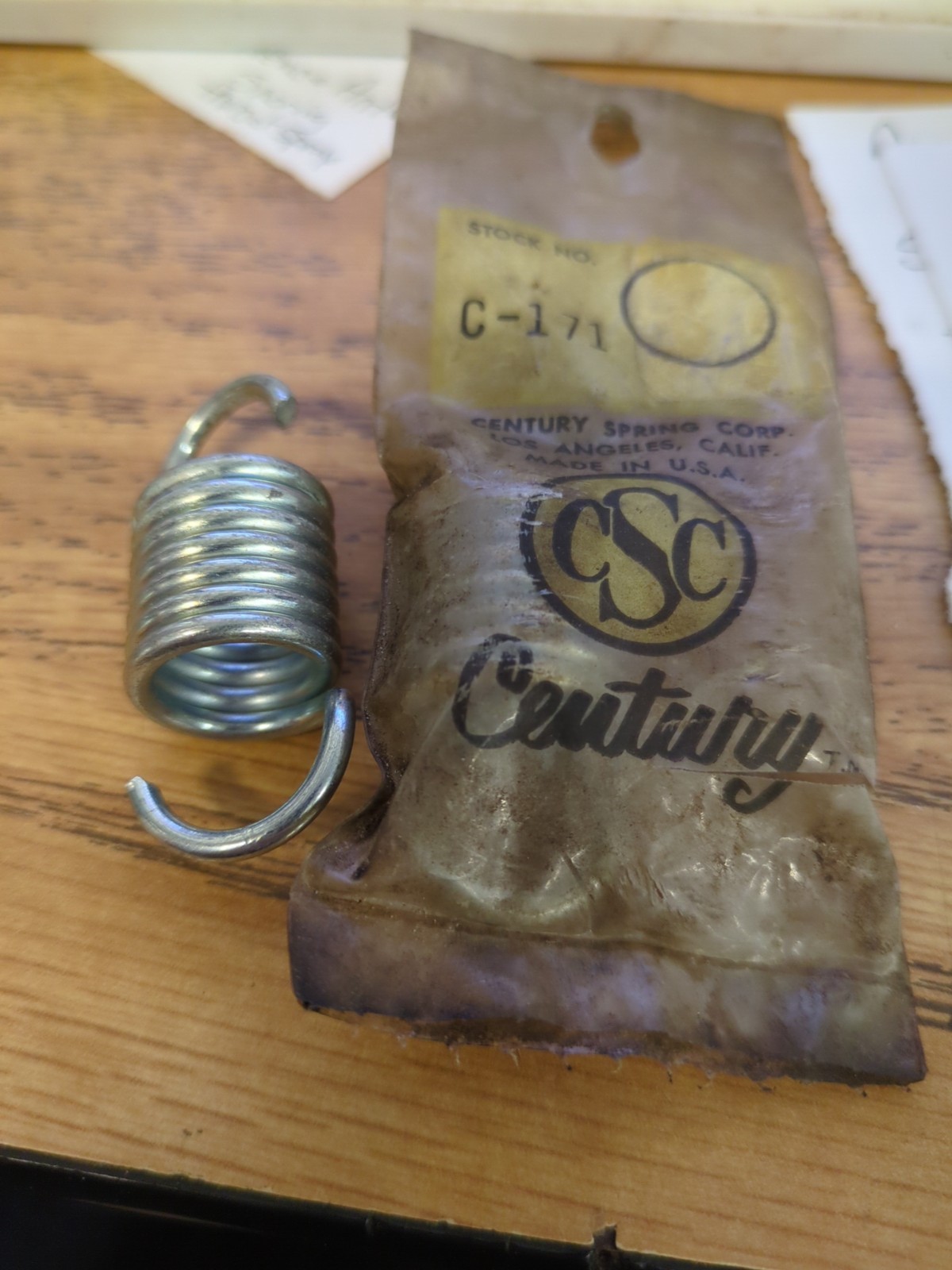 Century Heavy Duty Extension Spring C-171 for Reliable Tension and Durability