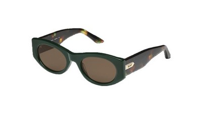QUAY-SO WHAT Women's NO-NS-2263 Deep Green Frame/Brown Lenses Sunglasses
