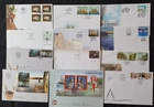 Aland Finland 2017 Cachet FDC Year set cpl. Roosters Ship Flower Very Fine