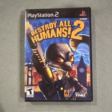 Destroy All Humans 2 Sony PlayStation 2 Complete in Box Black