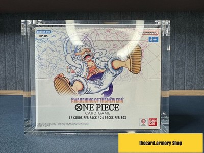 One Piece Booster Box Acrylic Case Magnetic Lid - 99% UV resistant - US seller