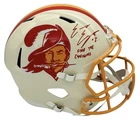 EMEKA EGBUKA TAMPA BAY BUCCANEERS SIGNED FULL SIZE HEMET RETRO REPLICA FANATICS