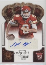 2013 Crown Royale Retail Bronze Die-Cut Signatures /100 Tyler Bray #195 Auto 1k5