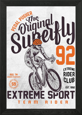 Extreme Sport Framed Wall Art Poster Canvas Print Picture