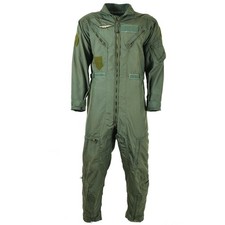 Tuta da aviatore originale USAF CWU-27/P Nomex verde ignifugo