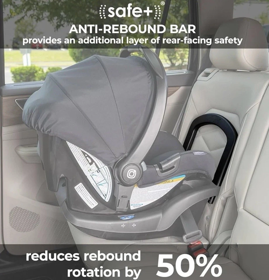 Asiento y base de coche infantil Diono LiteClik 30 R SafePlus, orientado hacia atrás (4-30 lb) Foto 2 de 4