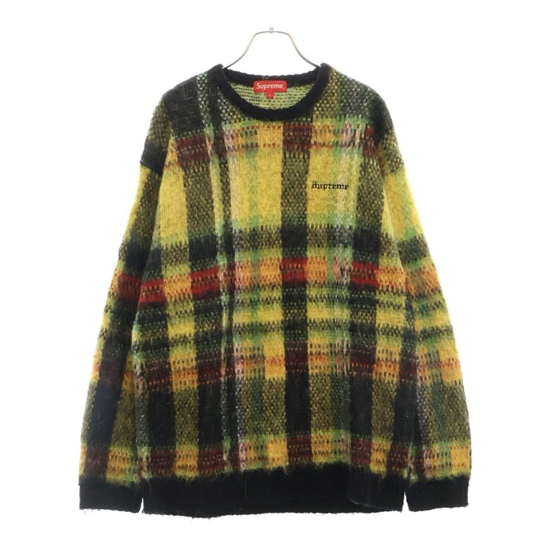 Pull à carreaux brossés SUPREME 20AW tricot mohair multi occasion 513a836f64e830cf11625d
