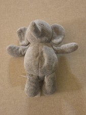 Precious Firsts Carters Elephant Plush Grey Rattle Cozy 8"