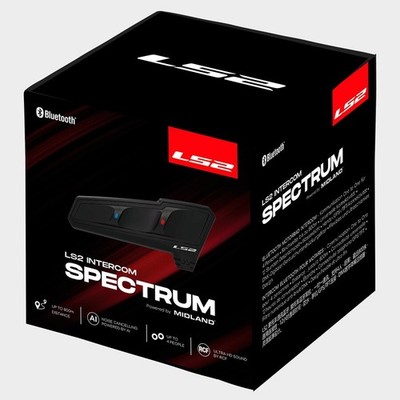 bluetooth communicator for ls2 strobe modular helmet or up when circulating a parking lot LS2 Spectrum Bluetooth System