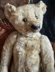 Antique Steiff German Tan Mohair Fully Jointed Teddy Bear C1907 Shoe Button Eyes