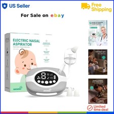 Baby Nasal Aspirator Electric Hospital-Grade Suction Night Light
