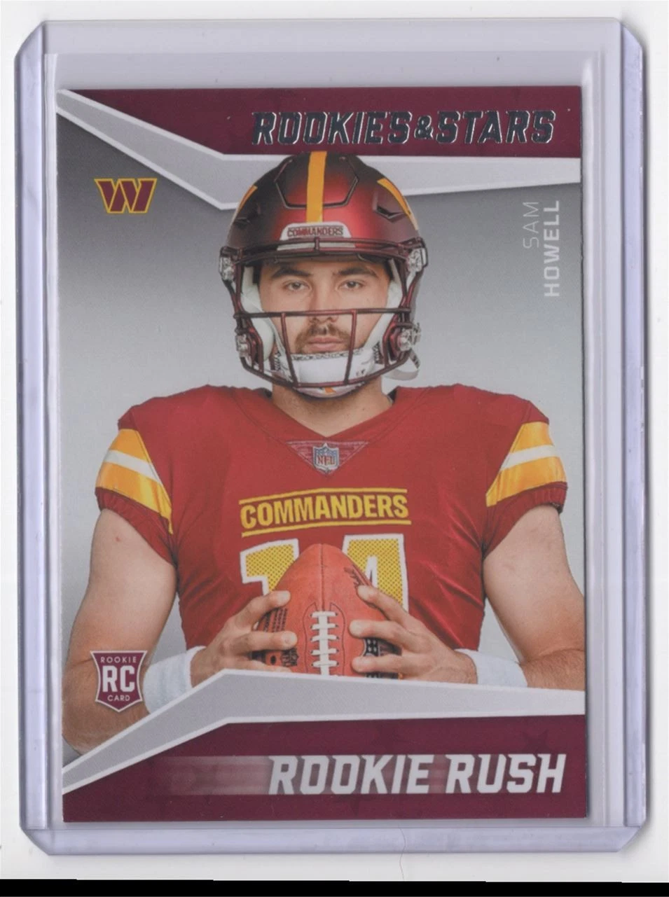 Sam Howell trading card