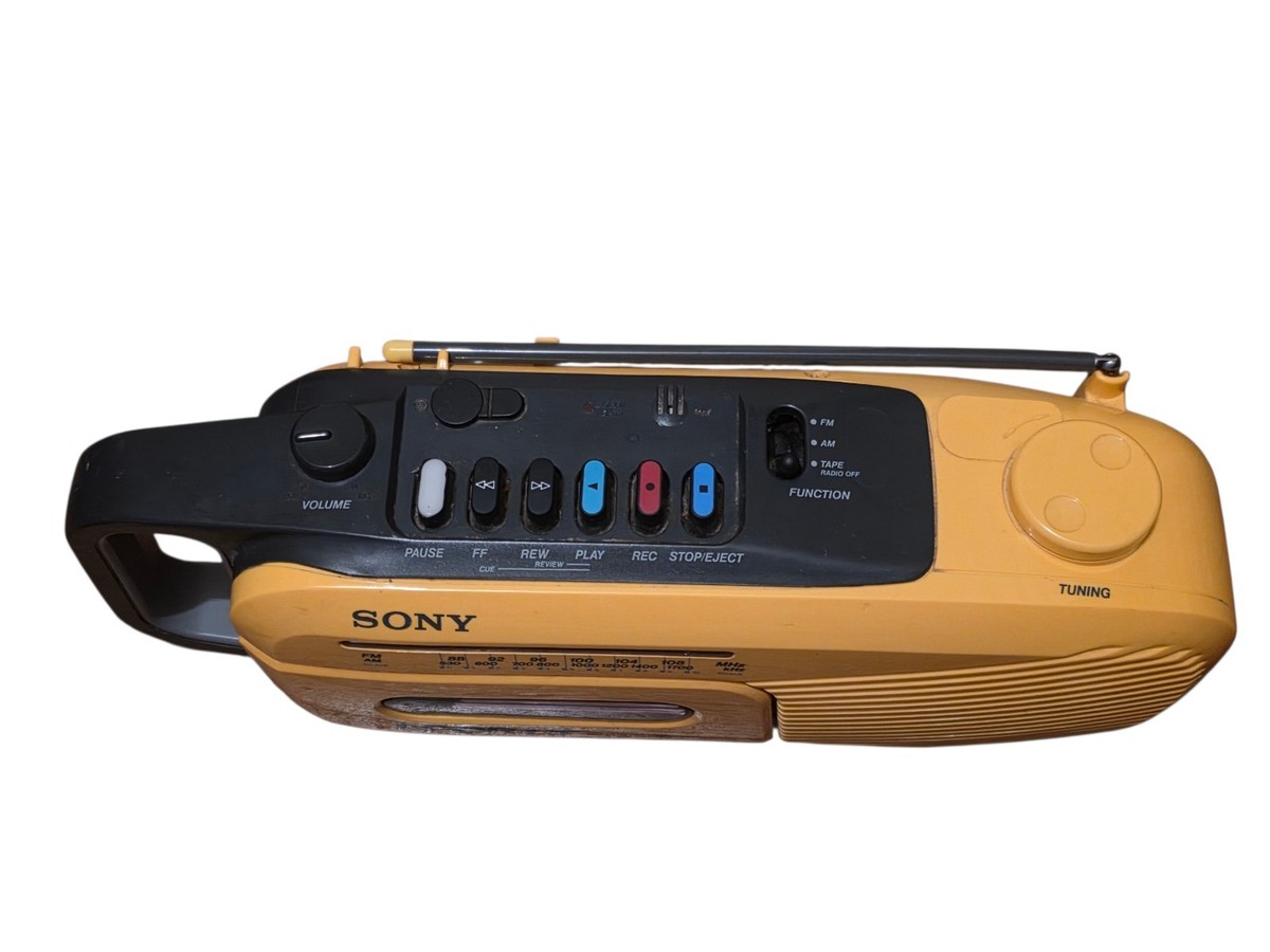 Sony Sports CFM-101 Water Resistant AM/FM Radio Cassette Player