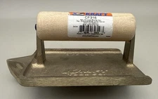 Kraft Tool 6"x4-1/2" Denver Jumbo Bronze Groover w/ Wood Handle CF316 NEW