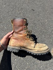 Vintage 70s Herman Survivor Gun Boots Hunting Size 8 8.5 Vibram Soles USA Made