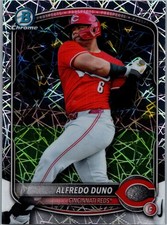2025 Bowman Draft #BDC-133 Alfredo Duno Chrome Laser Refractor