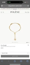 Polene French Brand 24 KtBracelet Gold Plated