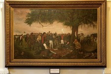 Austin Texas Surrender of Santa Anna William Henry Huddle 1836 Painting